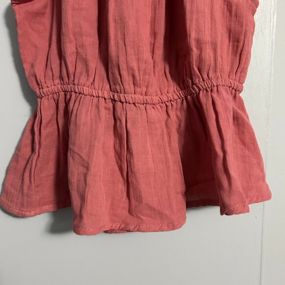 NWT Sim & Sam Dusty Pink Halter Ruffled Hem Tank Top Women's M - Picture 4 of 7
